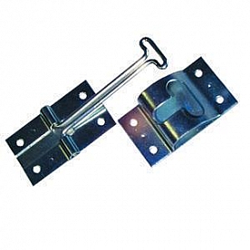 Door Catch T-Type 6 inch Zinc Plated