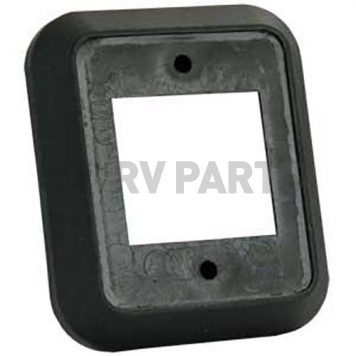 JR Products Double Switch Plate Cover 3/8 inch Deep - Black 1/pkg