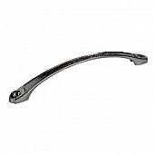 JR Products Curved Exterior Grab Bar Chrome Plated 9-1/6 inch Mounting Holes 9482-000-020