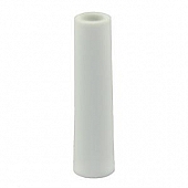 JR Products Door Stop Bumper 2-3/4 inch Length x 3/4 inch Base Diameter White - 10705