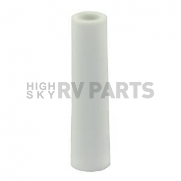 JR Products Door Stop Bumper 2-3/4 inch Length x 3/4 inch Base Diameter White - 10705