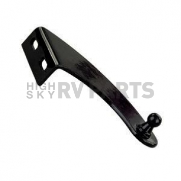 JR Products Lift Support Bracket Right Curved 2 Holes Powder Coated