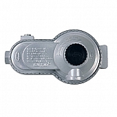 JR Products Low Pressure 2 Stage Propane Regulator 1/4 inch FPT Inlet x 3/8 inch FPT Outlet - 07-30385