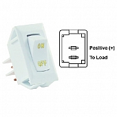 JR Products Multi Purpose Labeled On/Off Switch SPST - White