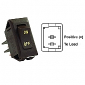 JR Products Multi Purpose On/Off Labeled Rocker Switch SPST - Brown 1/Pkg
