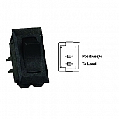 JR Products Multi Purpose On /Off Rocker Switch SPST - Black 1/pkg.