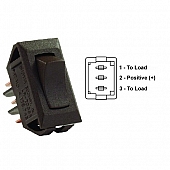JR Products Multi Purpose On/ On Switch, 3 Terminals, SPDT Brown
