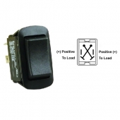 JR Products Multi Purpose Switch DPDT 125/ 250 / 277 Volt - Black