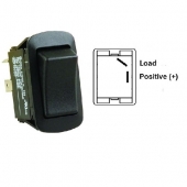 JR Products Multi Purpose Water Resistant Switch SPST 125/250/12 Volt- Black