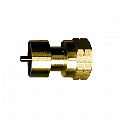 JR Products Propane Adapter Fitting 1 inch-20 Female Cylinder Thread x Female POL