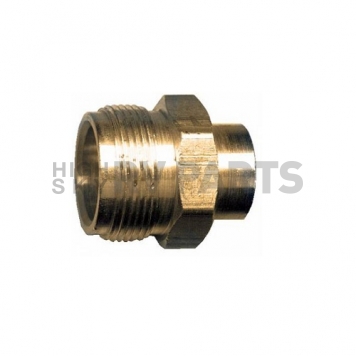 Marshall Excelsior Propane Adapter - Brass Female Threads  Male Threads - ME492-6
