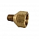 JR Products Propane Adapter Fitting 1/4 inch MPT x Female POL - Brass