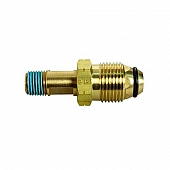 JR Products Propane Adapter Fitting 1/4 inch MPT x Male POL - Brass