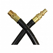 JR Products Propane Hose 1/4 inch Male Pipe Thread  x 1/4 inch Quick Disconnect Male - 36 inch