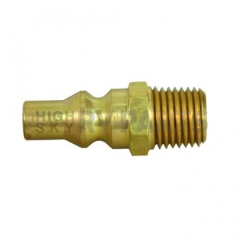 Camco Propane Hose Connector - 1/4 inch Male NPT x Male Quick Connect Brass-3