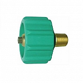 JR Products Propane Hose Connector 1-5/16 inch F ACME Quick Connect x 1/4 inch MPT