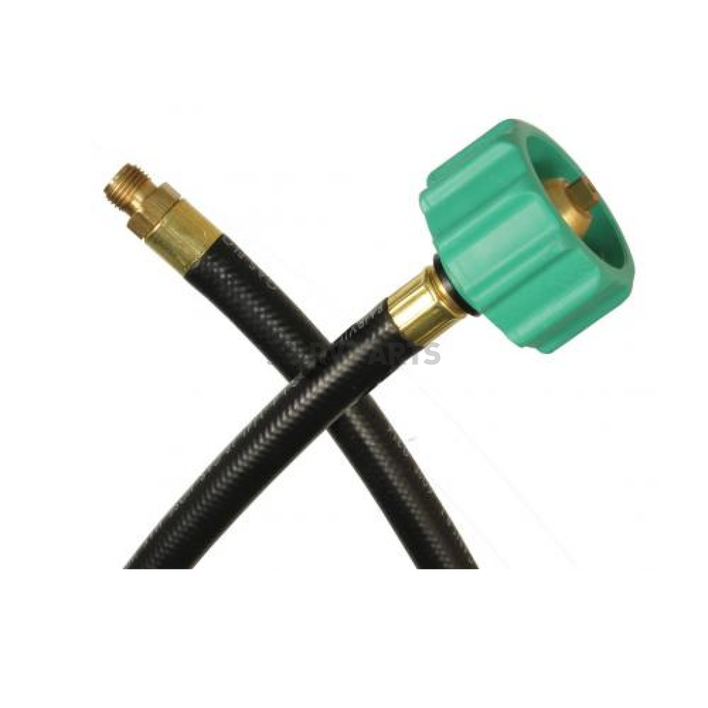 thumbnail image 2 of Camco 59825 High Pressure Propane Hose Assembly 12 Foot Hanna Trailer Supply 2 of 9