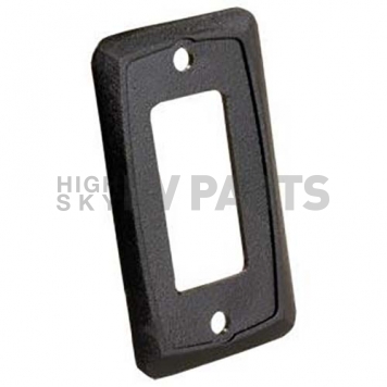 JR Products Single Switch Faceplate, Black