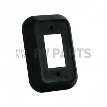 JR Products Single Switch Plate Cover - Black 1/pkg