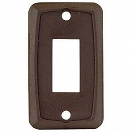 JR Products Single Switch Plate Cover - Brown 1/pkg