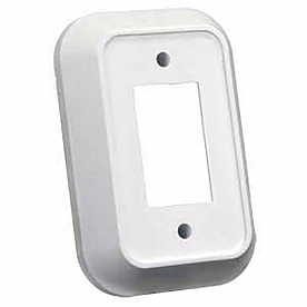 JR Products Single Switch Plate Cover - White 1/pkg