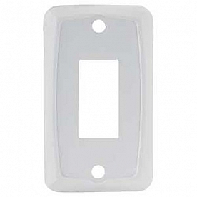 JR Products Switch Faceplate Single Switch Opening, White Set Of 5