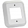JR Products Switch Plate Cover 2 Rocker Opening, White