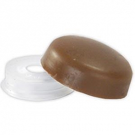Screw Snap Over Cover Round Brown - Set of 14