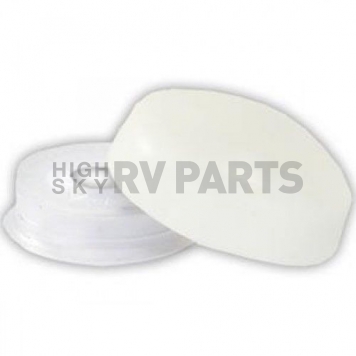 Screw Snap Cover Round White - Set of 14
