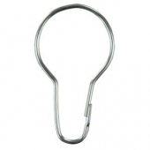 Shower Curtain Snap Closure Steel Ring (Pack Of 12)