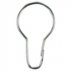 Shower Curtain Snap Closure Steel Ring (Pack Of 12)