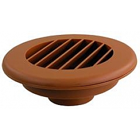 JR Products Heating/ Cooling Register - Round Tan - HV2TN-A