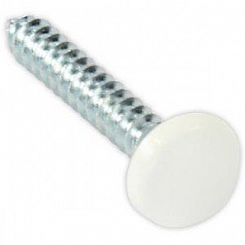 Kappet #8 Screw With White Covers - Set Of 14
