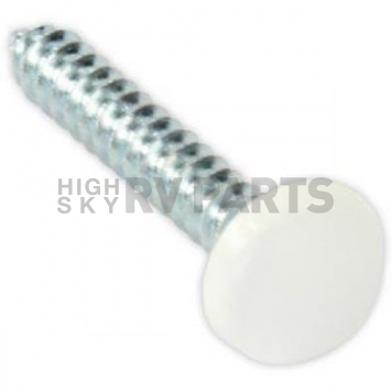 Kappet #8 Screw With White Covers - Set Of 14