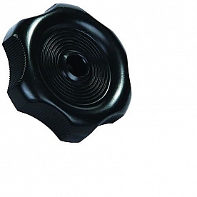 Window Crank Knob 0.27 Inch Shaft Black