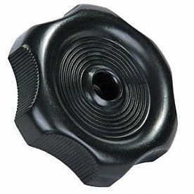 Window Crank Knob 0.81 Inch Shaft Black