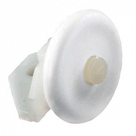 Window Curtain Glider Tub-Master Brand Shower Doors White - Set Of 2 - 81745