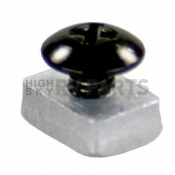 Window Curtain Type C Track End Stop Silver - 81205