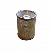 LaSalle Bristol lights interior Barrel Lamp Shade - Burlap