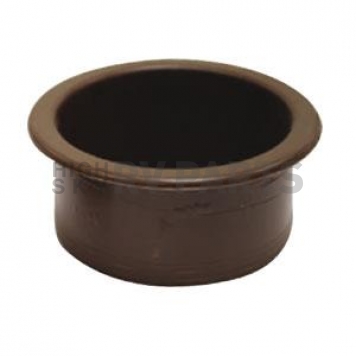 Cup Holder Recessed 1-1/2 inch Deep Brown