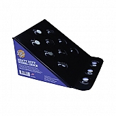 Leisure Time Wheel Chock Black Steel - Single -14089