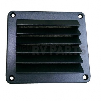 Heng's Industries Wall Vent Square 5 Inch x 5 Inch Black ABS - DV55B