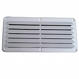 Heng's Industries Wall Vent 5 Inch x 10 Inch White ABS - DV510W
