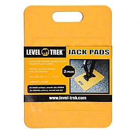 Level-Trek Jack Pad - 14 inch x 10 inch Yellow Plasic - Pack of 2 - LT-80050