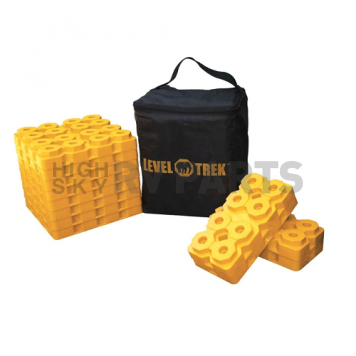 Level-Trek Leveling Block 8.5 inch x 8.5 inch - 36000 LB Plastic - Set of 4 - LT-80020 