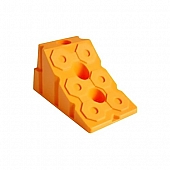 Level-Trek Wheel Chock Yellow Plastic - Single LT-80060