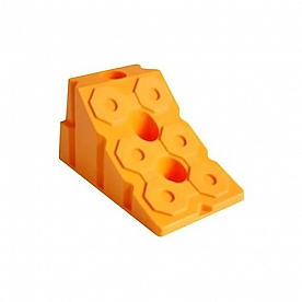 Level-Trek Wheel Chock Yellow Plastic - Single LT-80060