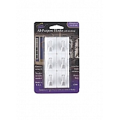 All-Purpose Hooks White Case Of 6