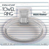 Towel Ring Magic Mounts (R) White
