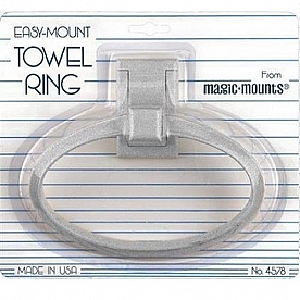 Towel Ring Magic Mounts (R) White